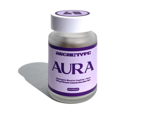 ARCHETYPE AURA Microdose Capsules de Champignons (Bouteille de 25)