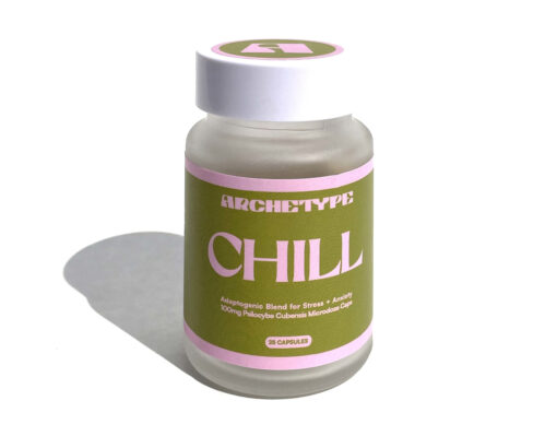 ARCHETYPE CHILL Microdose Capsules de Champignons (Bouteille de 25)