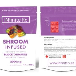 INfinite Rx Shroom Infused Albino Penis Envy Edition Block Gummies Edibles (2000mg)