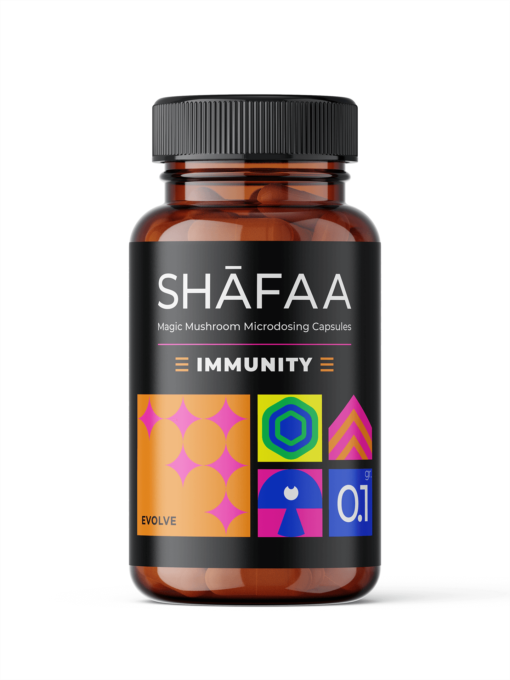 Shafaa Evolve Magic Mushroom Microdosing Immunity Blend Kapsler