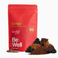 Stay Wyld Organics - Chaga-Pilz-Kapseln (Beutel mit 90 Stück)